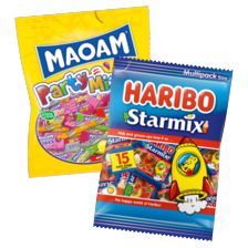 Haribo of Maoam uitdeelzakken
